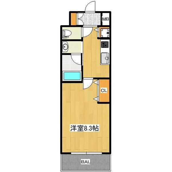 スプランディッド新大阪Ⅲ 間取り