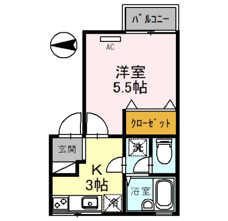 大阪府箕面市粟生間谷東５丁目 間取り