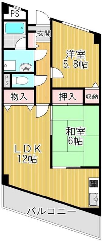 セレコート箕面  間取り