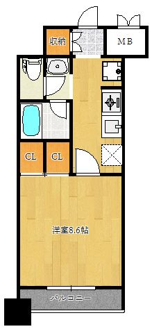 大阪府大阪市東淀川区東中島１丁目 間取り