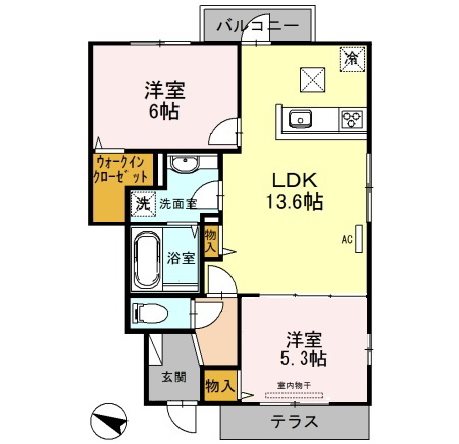 大阪府箕面市小野原東１丁目 間取り