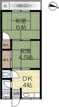 大阪府箕面市瀬川２丁目 間取り