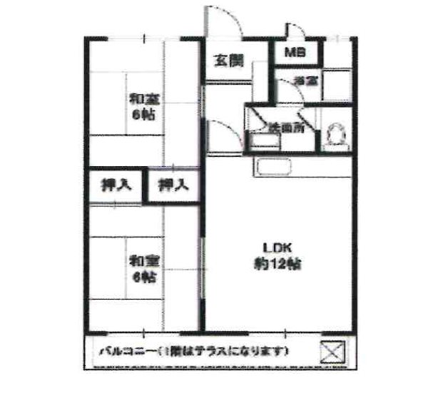 大阪府箕面市箕面７丁目 間取り