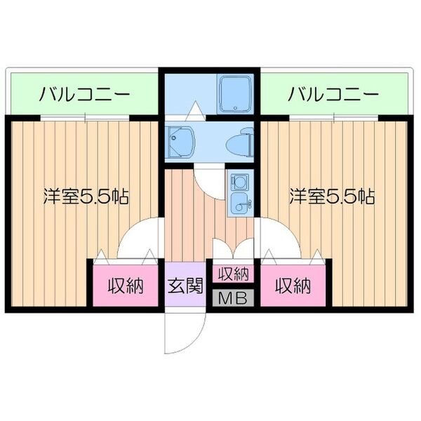 大阪府箕面市箕面４丁目 間取り