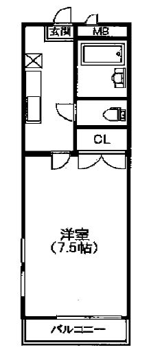大阪府箕面市牧落１丁目 間取り