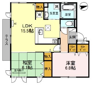 大阪府箕面市西小路３丁目 間取り