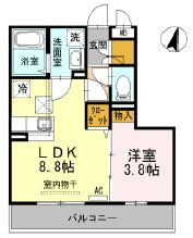 大阪府箕面市新稲１丁目 間取り