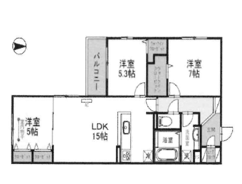 大阪府箕面市桜４丁目 間取り