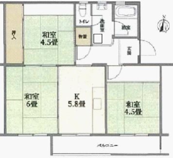 大阪府箕面市粟生間谷西４丁目 間取り