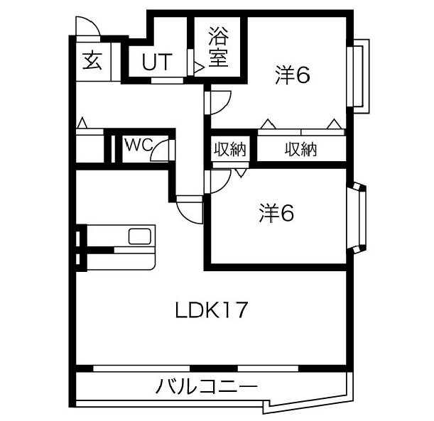 大阪府箕面市白島２丁目 間取り