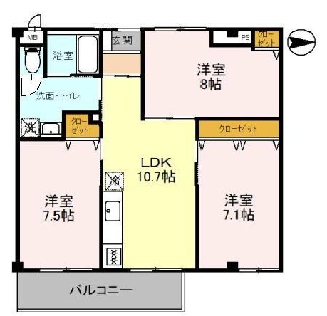 大阪府箕面市箕面４丁目 間取り