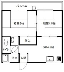 大阪府箕面市箕面６丁目 間取り