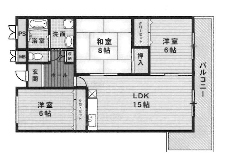 大阪府箕面市桜４丁目 間取り