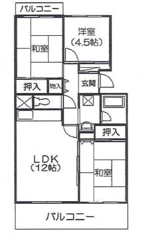 大阪府箕面市小野原東５丁目 間取り