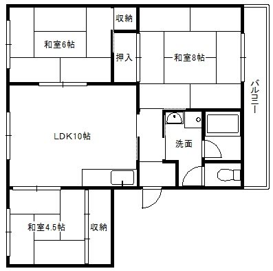 大阪府箕面市箕面４丁目 間取り
