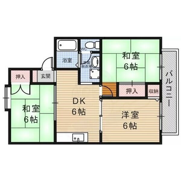 大阪府箕面市百楽荘４丁目 間取り