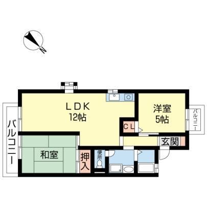 大阪府箕面市稲２丁目 間取り