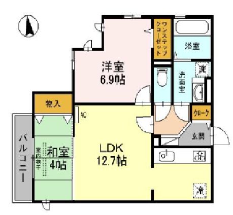大阪府箕面市彩都粟生南３丁目 間取り