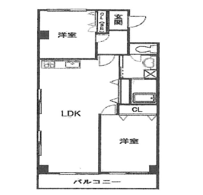 大阪府箕面市牧落３丁目 間取り