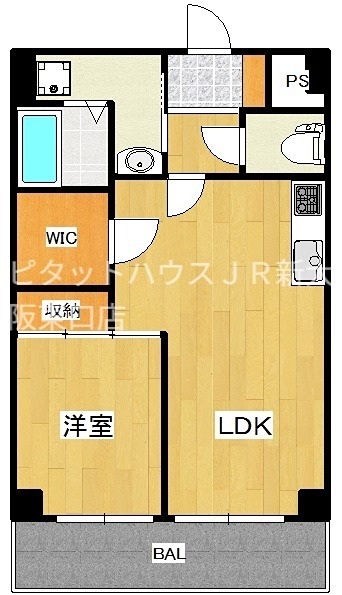 大阪府大阪市東淀川区西淡路１丁目 間取り