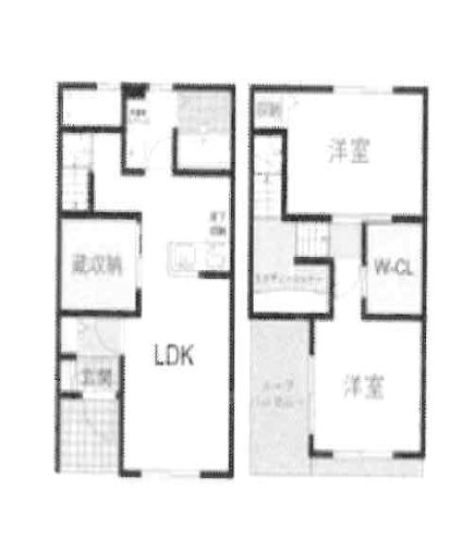 大阪府箕面市稲２丁目 間取り