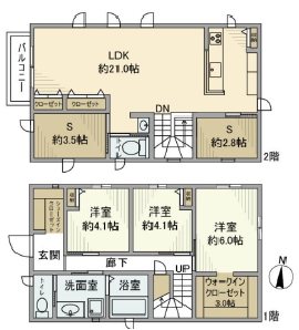 大阪府箕面市桜２丁目 間取り
