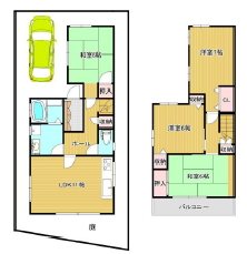 大阪府箕面市瀬川２丁目 間取り