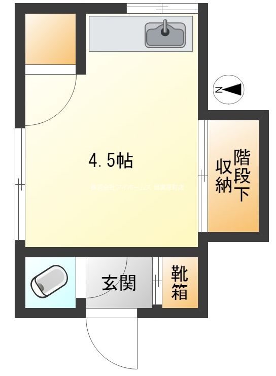 ときわ荘 103号室 間取り