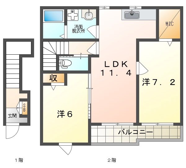 ヴァンヴェール  間取り