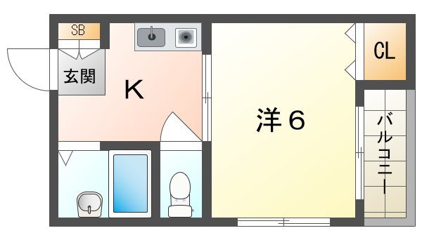 大阪府守口市馬場町１丁目 間取り