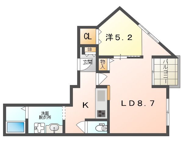 アーカンシェル東寝屋川 間取り