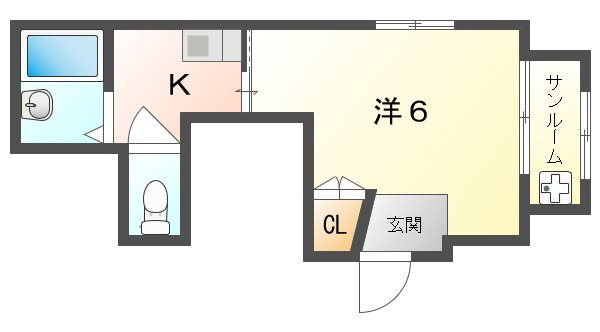 大阪府守口市滝井元町２丁目 間取り