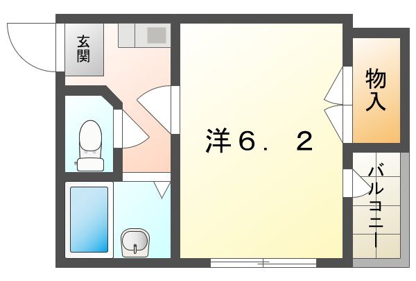 Mプラザ西三荘駅前 間取り