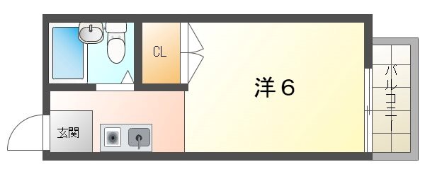 エスポワール香里 間取り