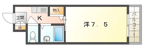 ウエストリーハイツⅡ 間取り