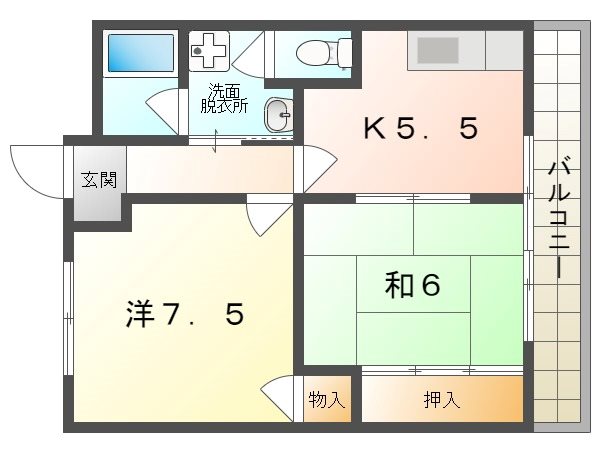 大西マンション 間取り