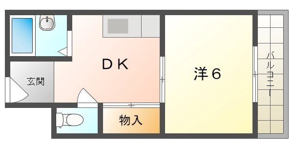 ヴィラ大日町 間取り