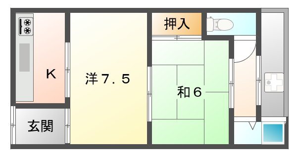 下神田平屋 間取り