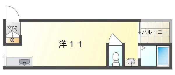 清水ハイツ 間取り
