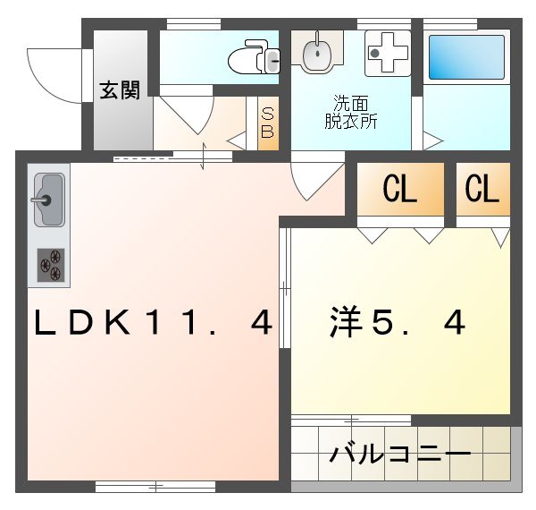 GMビルズ対馬江 間取り