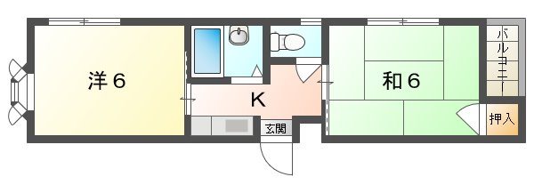 プレアール古川橋Ⅱ 間取り
