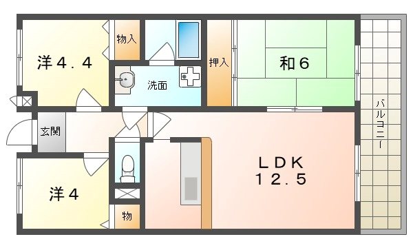 エコーハイツ 間取り
