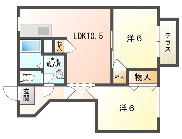 カンヴェコート 間取り