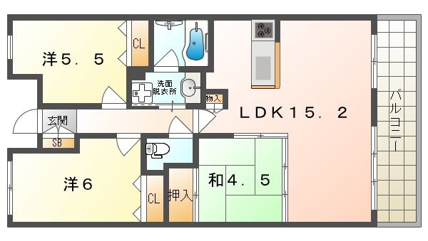 ＫＤＸレジデンス守口 間取り