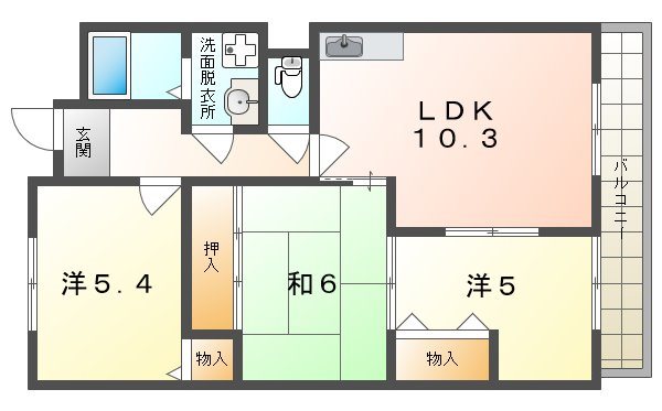 エスペランサ門真南 間取り