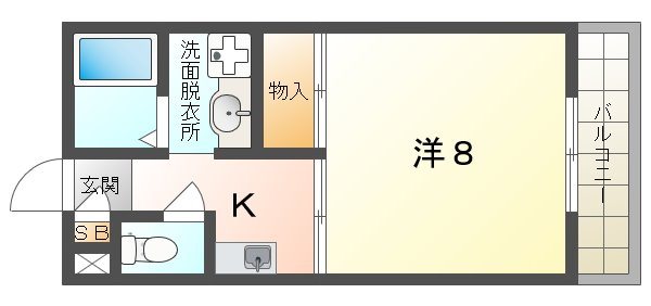 サンモールD棟 間取り