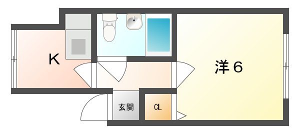 ＫＡＷＡＳＩＡ寝屋川 間取り