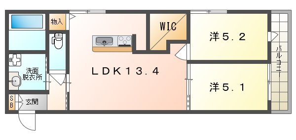 セジュール　ルポ 間取り