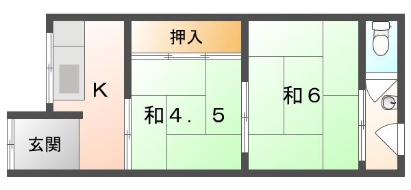 大久保町1丁目文化 間取り