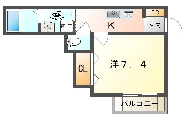 ディアコート香里 間取り